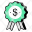 dollar-badge-money-badge-cash-badge-financial-badge-ribbon-badge-icon