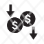 dollar-down-coin-icon