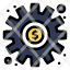 dollar-gear-preference-setting-icon