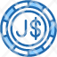 dollar-jamaica-currency-coin-money-cash-icon