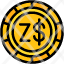 dollar-zimbabwe-currency-coin-money-cash-icon