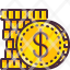 dollarcoins-money-coin-cash-finance-currency-business-pack-icon