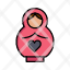 dolphin-mother-love-heart-icon