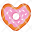 donut-food-and-restaurant-sweet-valentines-heart-icon