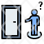 door-safety-hesitate-worry-doubt-icon