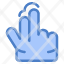 double-gesture-hand-touch-icon