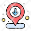 download-interaction-interface-location-icon