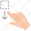 drag-drop-down-hand-gesture-icon