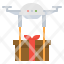 drone-delivery-gift-present-errand-icon