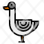 duck-bird-isolated-nature-icon