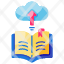 e-learning-course-on-cloud-storage-icon