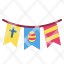 easterday-garland-decoration-easter-flag-ornament-icon
