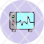 ecg-monitor-screen-technology-lcd-hospital-online-healthcare-icon