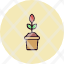 eco-plant-sprout-gardening-pot-icon