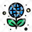 education-globe-laurel-science-icon