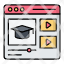 education-video-elearning-web-tutorial-study-education-icon