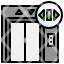 elevator-filloutline-button-open-arrows-icon