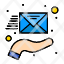 email-envelope-hand-support-icon