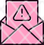 email-exclamation-mail-spam-warning-blockchain-icon