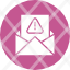 email-exclamation-mail-spam-warning-blockchain-icon