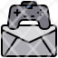 email-joystick-game-icon
