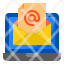 email-mail-laptop-communication-envelope-icon