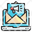 email-newsletter-send-laptop-advertisement-icon