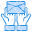 email-sent-envelope-exchange-hands-icon