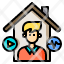 entertainment-new-normal-share-social-stay-safe-virus-icon