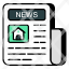 estate-news-estate-newspaper-estate-newsletter-property-news-property-newspaper-icon