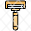 everyday-stuff-filloutline-razor-blade-shaving-grooming-hygiene-icon