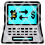 exchage-dollar-laptop-bitcoin-online-icon