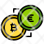 excharge-bitcoin-euro-money-currency-icon