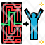 experience-maze-exit-solve-success-icon