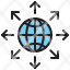 export-center-arrows-cycle-world-earth-icon-icon