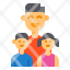 family-father-children-kids-relatives-icon