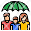 family-insurance-protection-umbrella-icon