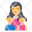 family-mother-children-kids-relatives-icon