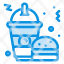 fast-food-burger-frappe-icon
