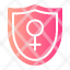 feminism-gender-safety-protection-security-shield-icon