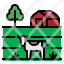 field-farm-barn-cow-agriculture-icon