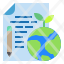 file-ducument-earth-global-leaf-growth-plant-ecology-icon