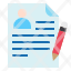 file-resume-profile-pen-business-icon
