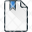 filedocumen-paper-bookmark-icon