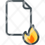 filedocumen-paper-burn-fire-icon