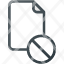 filedocumen-paper-disable-icon