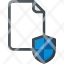filedocumen-paper-protection-shield-icon