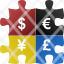 financial-market-currency-sign-doller-yen-euro-icon