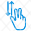 finger-gestures-two-up-down-icon