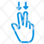 fingers-gesture-down-icon